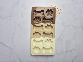 Moldes silicona huesitos y huellas